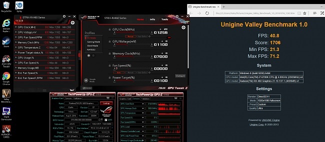 Как разогнать видеокарту Radeon RX 460 с помощью утилиты GPU Tweak II?