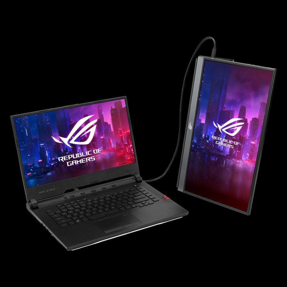 ASUS представила портативный игровой монитор Asus ROG Strix XG17AHPE