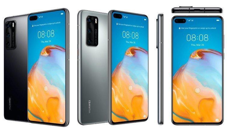 В сети появились первые изображения дизайна Huawei P40 и P40 Pro