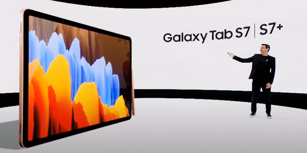 Samsung анонсировал планшеты Galaxy Tab S7 и S7+