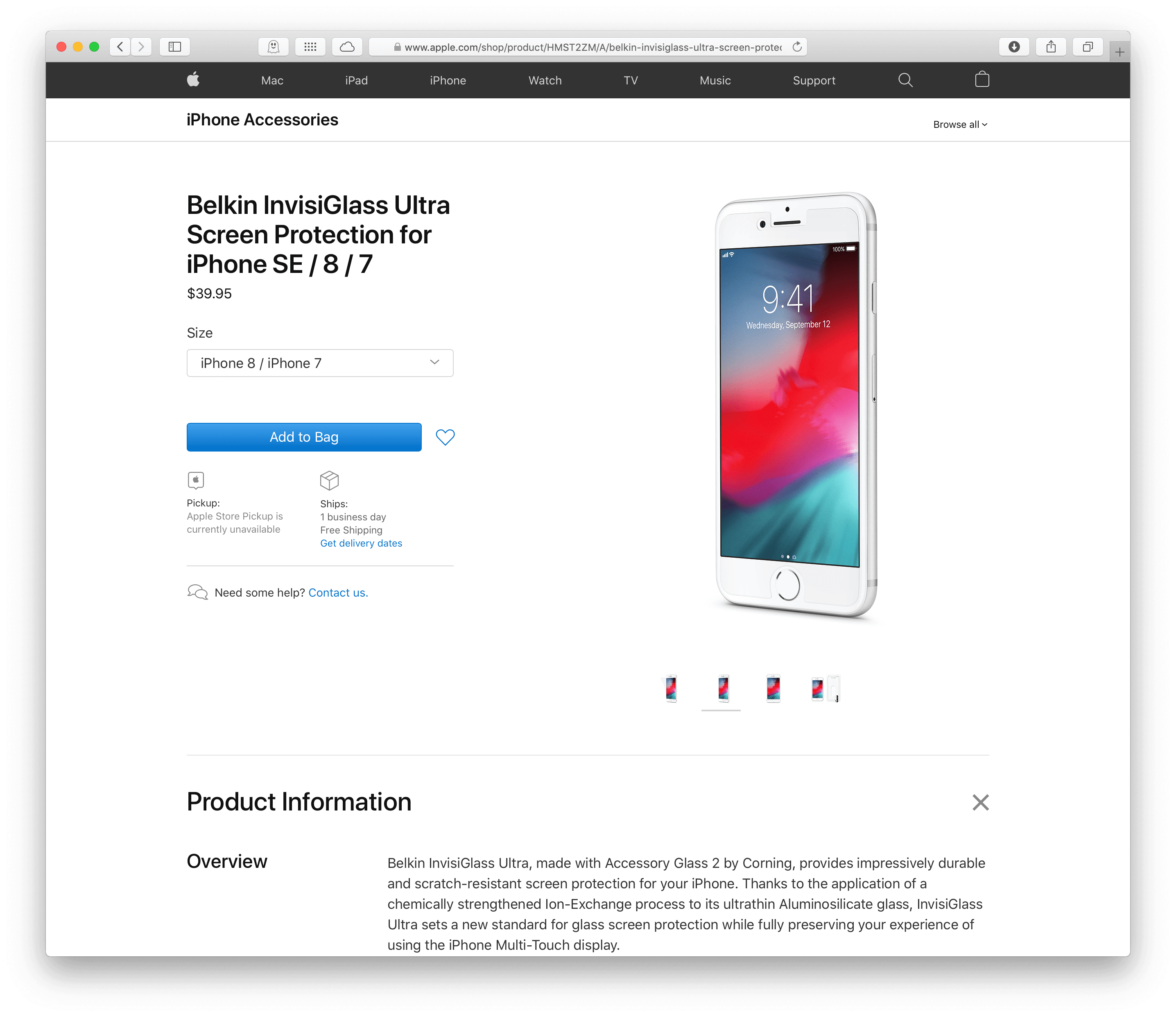 iPhone SE (2020) показался на сайте Apple