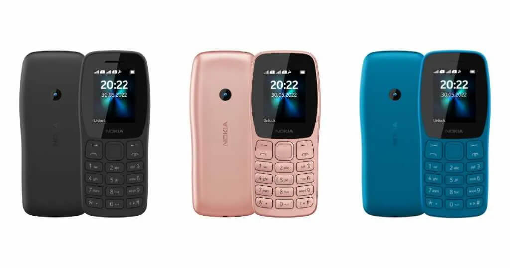 Представлен ультрабюджетный «кнопочник» Nokia 110 (2022)