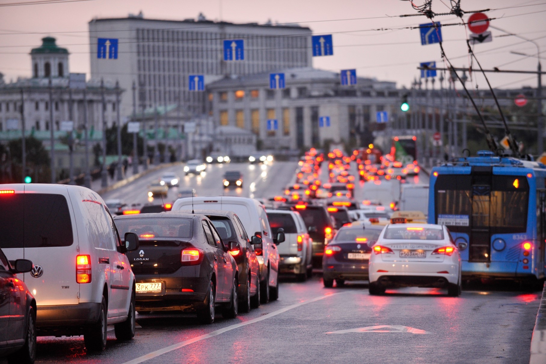 Москва покинула пятерку самых пробочных городов мира