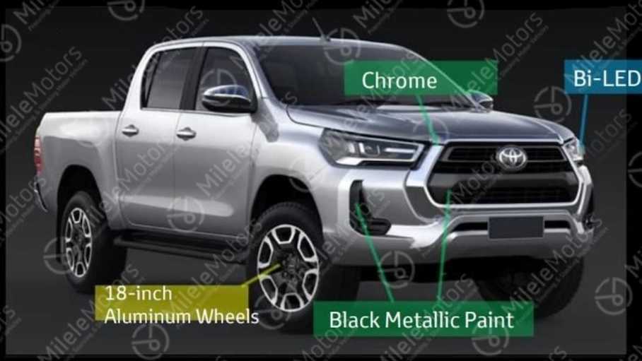 Появились первые фотографии обновленной Toyota Hilux