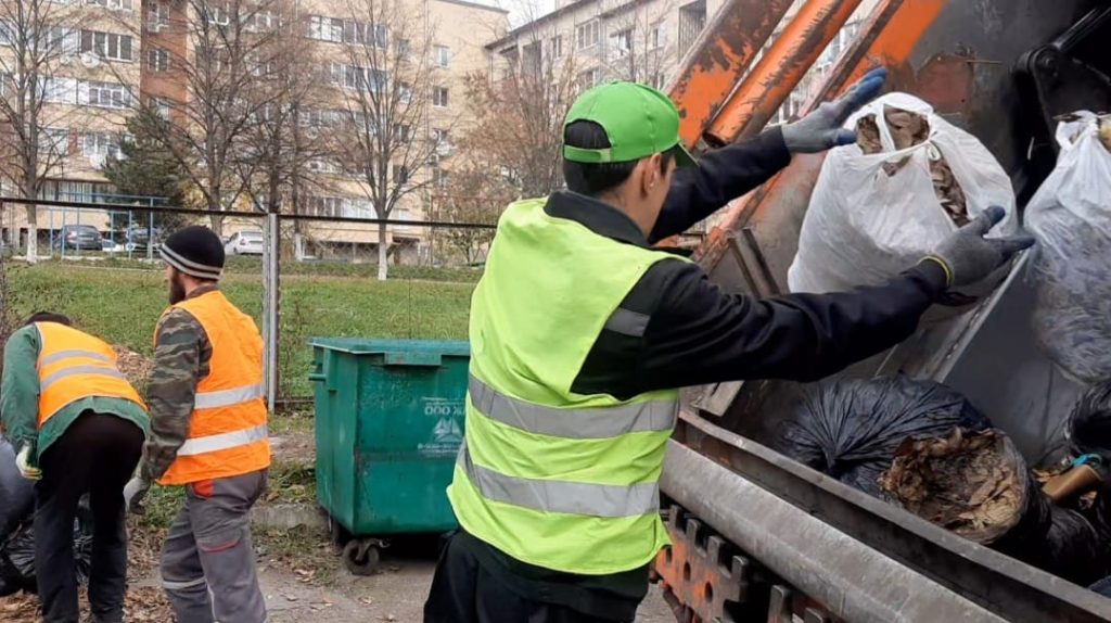 10 тысяч кубов листвы вывез регоператор “ЖКХ”