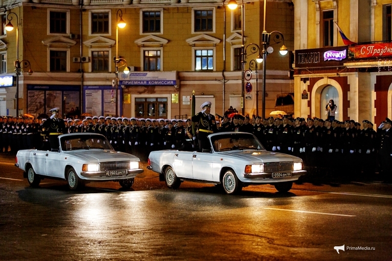 Движение в центре Владивостока ограничат из-за репетиции парада Победы