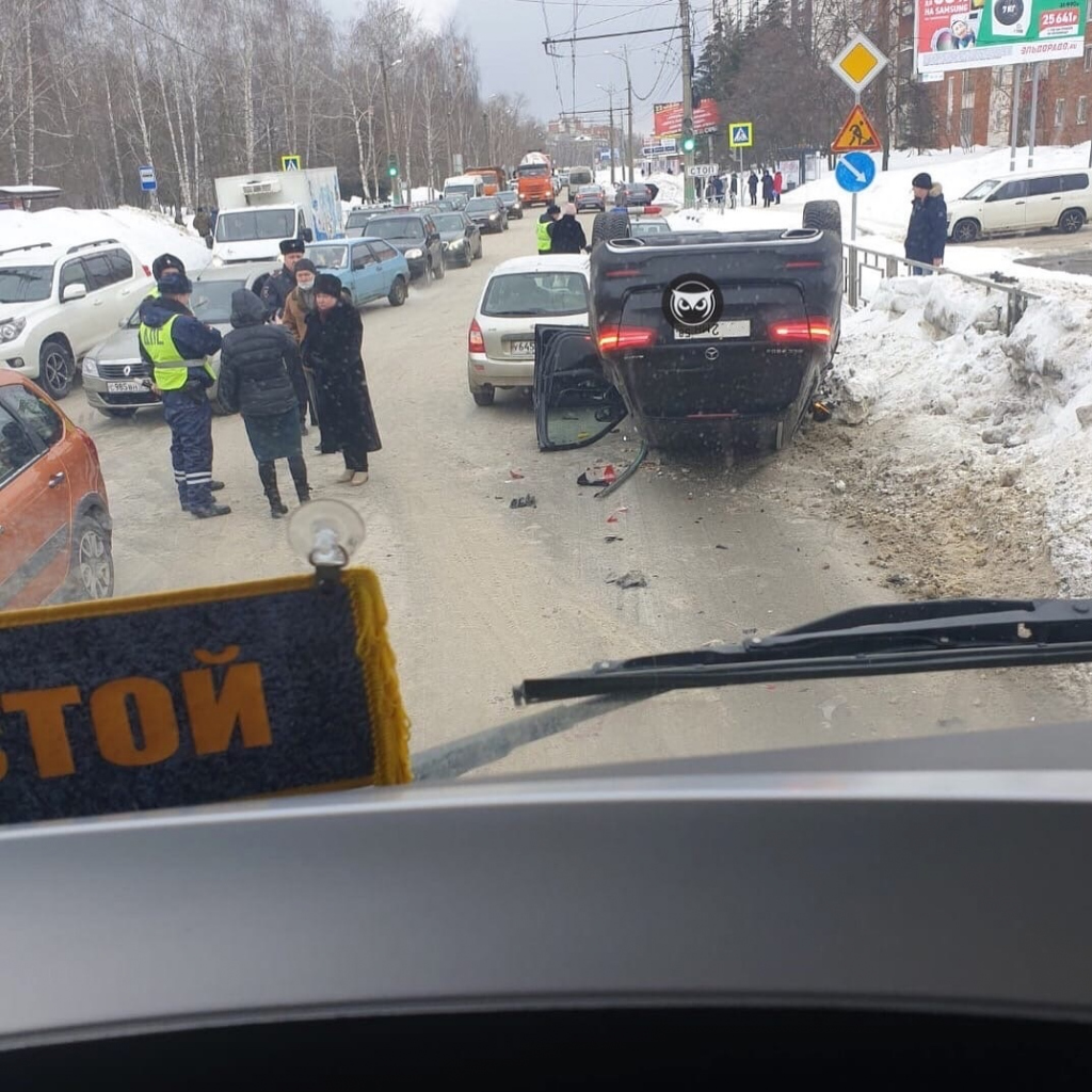 В Пензе произошла массовая авария с участием 5 машин