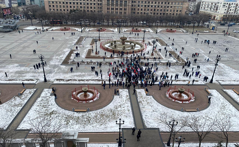 В Хабаровске начался двадцатый субботний митинг в поддержку Фургала