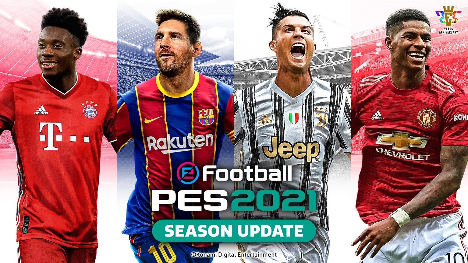 Месси и Роналду попали на обложку PES 2021