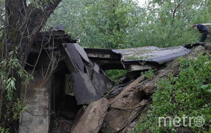 В Новой Москве обвалился мост