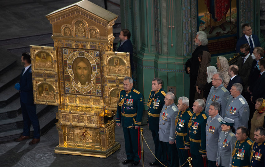 Как прошла церемония освящения главного храма Вооруженных сил: фото