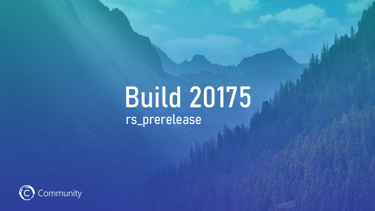 Анонс Windows 10 Insider Preview Build 20175 (канал Dev)