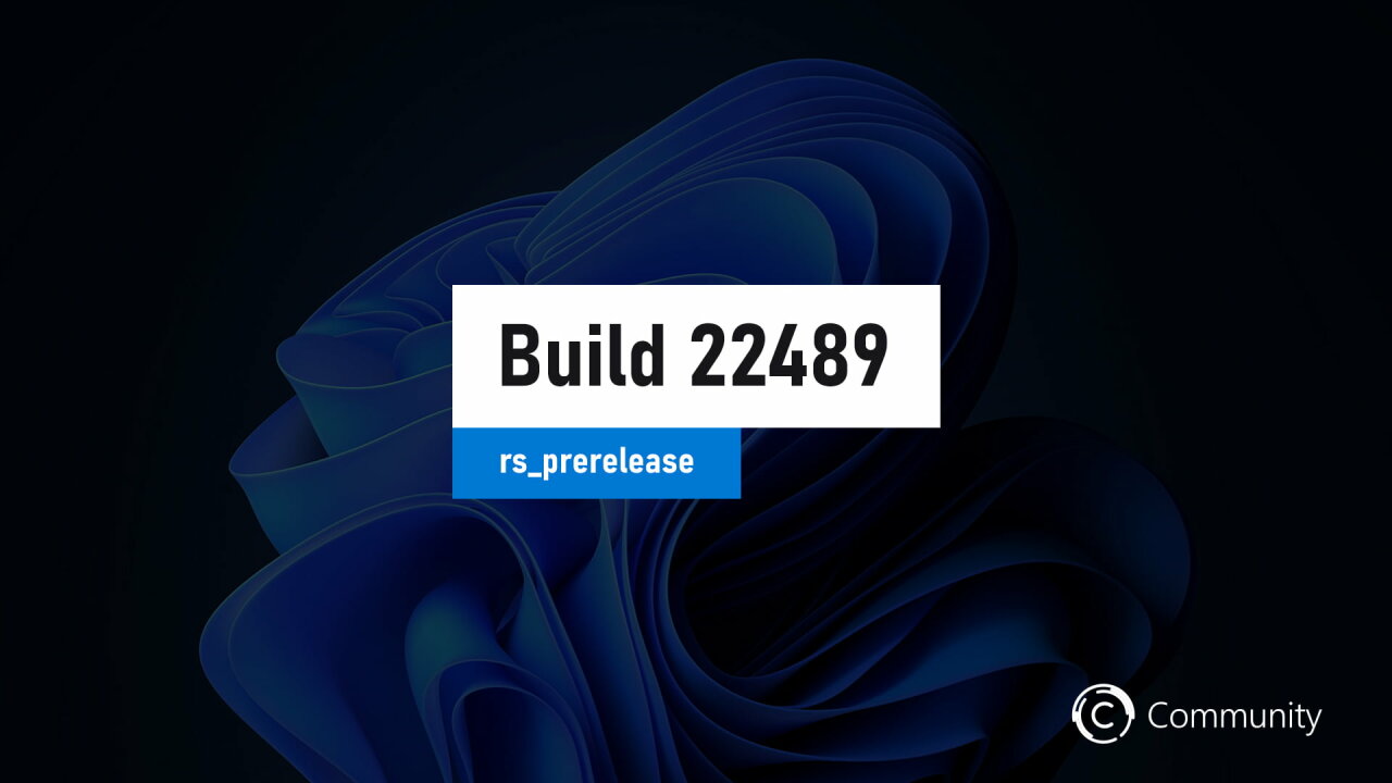 Анонс Windows 11 Insider Preview Build 22489 (канал Dev)