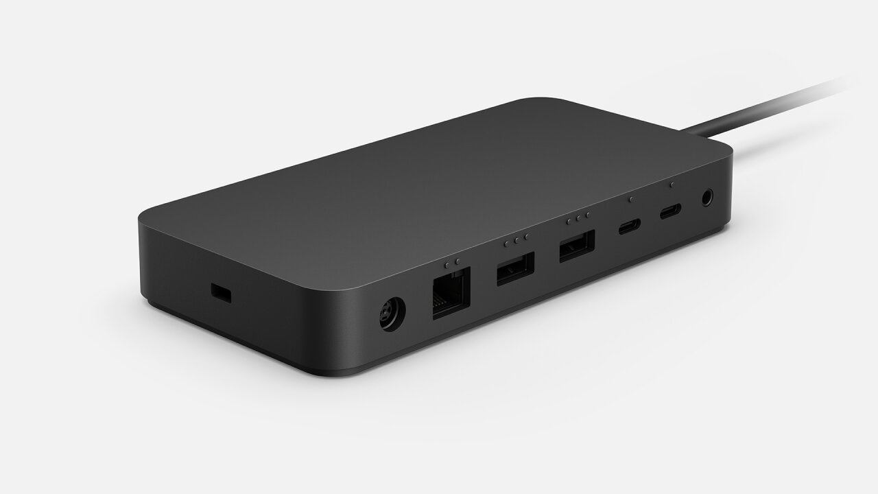 Microsoft представила док-станцию Surface Thunderbolt 4 Dock