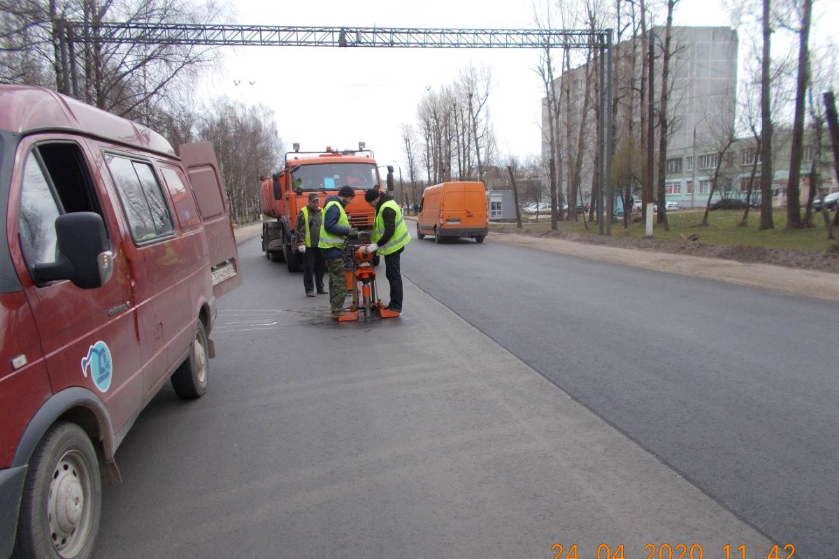 На отремонтированных участках Московского шоссе в Твери выявлен брак