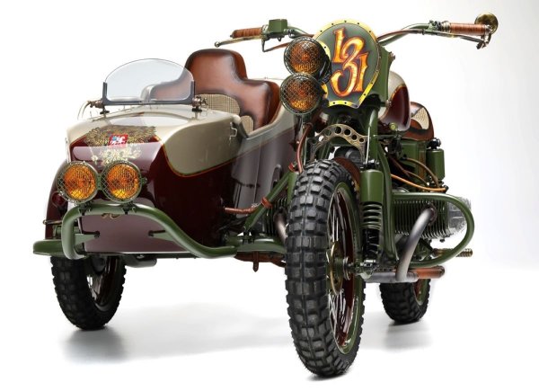 From Russia With Love! Самый «патриотичный» кастом Ural 2WD 2006 восхитил мотолюбителей