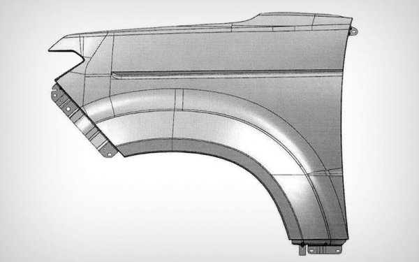 Возможно, будет пластик: УАЗ запатентовал крылья для «Русского Прадо»