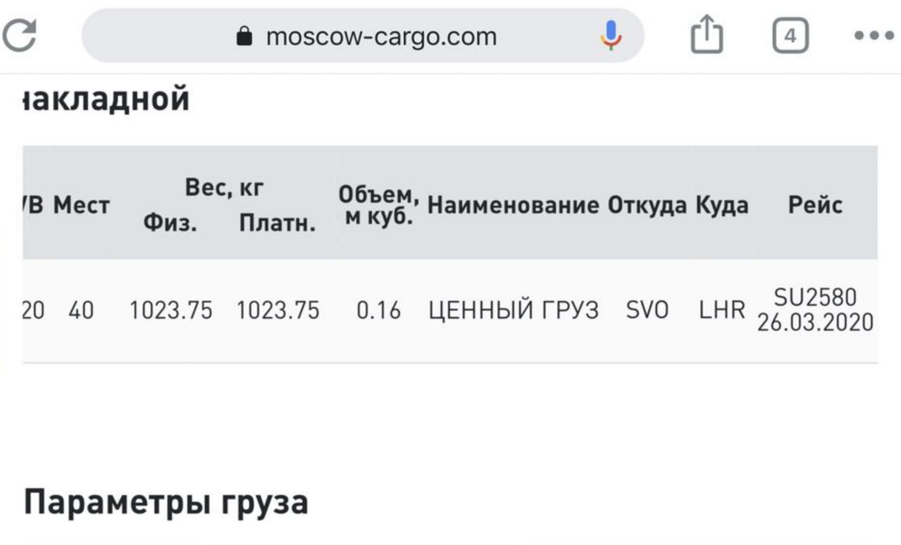 Тонну золота вывезли из России в Британию в разгар эпидемии коронавируса