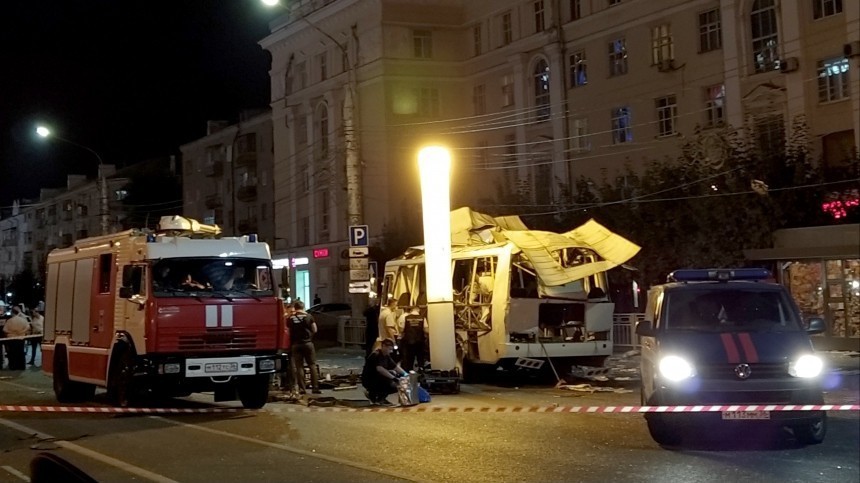 Сын владелицы взорвавшегося автобуса в Воронеже опроверг неисправность транспорта