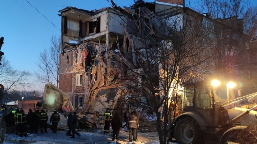 Момент взрыва газа в доме в Тульской области попал на видео