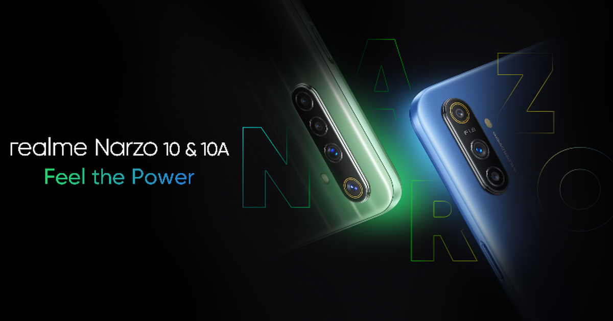 Realme Narzo 10 и Narzo 10A будут представлены 26 марта