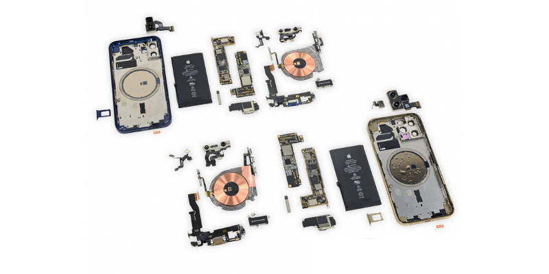 Полная разборка от iFixit: что интересного внутри iPhone 12 и 12 Pro?