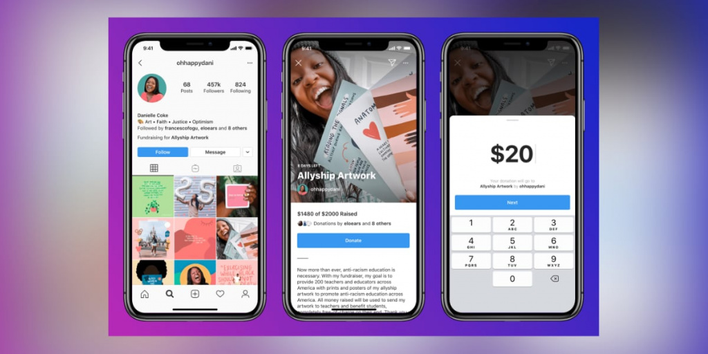 Instagram тестирует функцию сбора средств