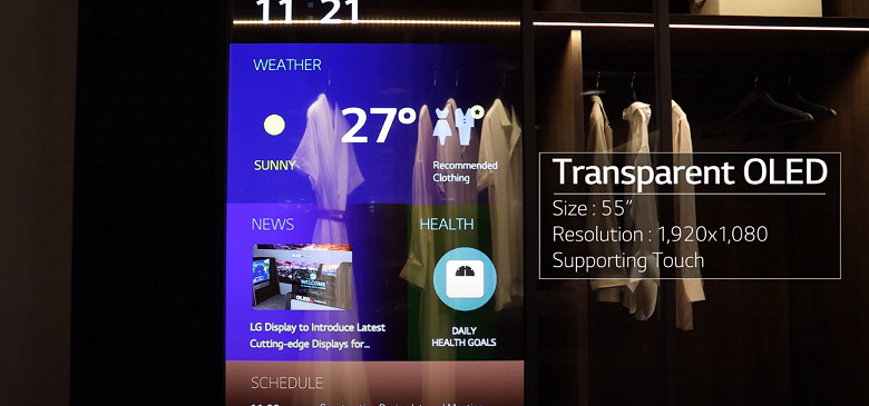 LG показала экраны будущего