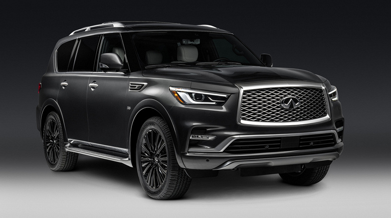 Больше Land Cruiser 300, но такой же именитый, надежный и с мотором V8. Infiniti QX80 2023 появился в России