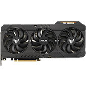 Видеокарта Asus TUF Gaming GeForce RTX 3080 OC Edition (10 ГБ): довольно тихая и очень эффективная система охлаждения, 5 видеовыходов, включая два HDMI 2.1