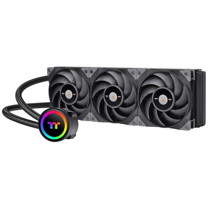 Система жидкостного охлаждения Thermaltake ToughLiquid 360 ARGB Sync с радиатором на три вентилятора 120 мм и многоцветной адресуемой подсветкой помпы