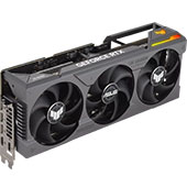 Видеокарта Asus GeForce RTX 4090 TUF Gaming OC Edition (24 ГБ): эффективная и довольно тихая СО, минимальная подсветка и очень большие размеры карты