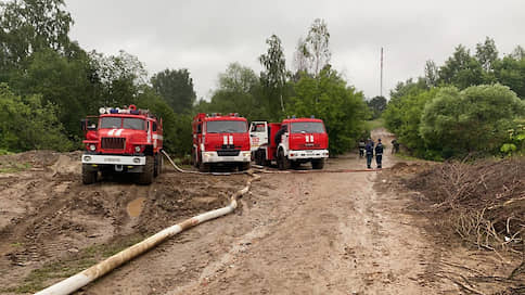 В подмосковной Рузе из-за прорыва дамбы смыло несколько домов