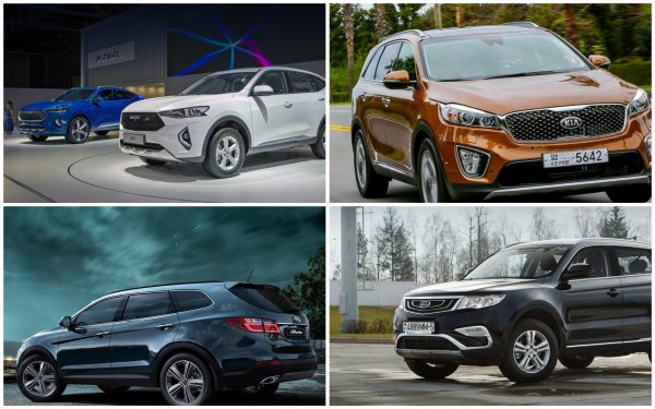 Корейцы «скрестили пальцы»! Haval F7 и Geely Atlas заставили Hyundai Grand Santa Fe и KIA Sorento дрожать от страха