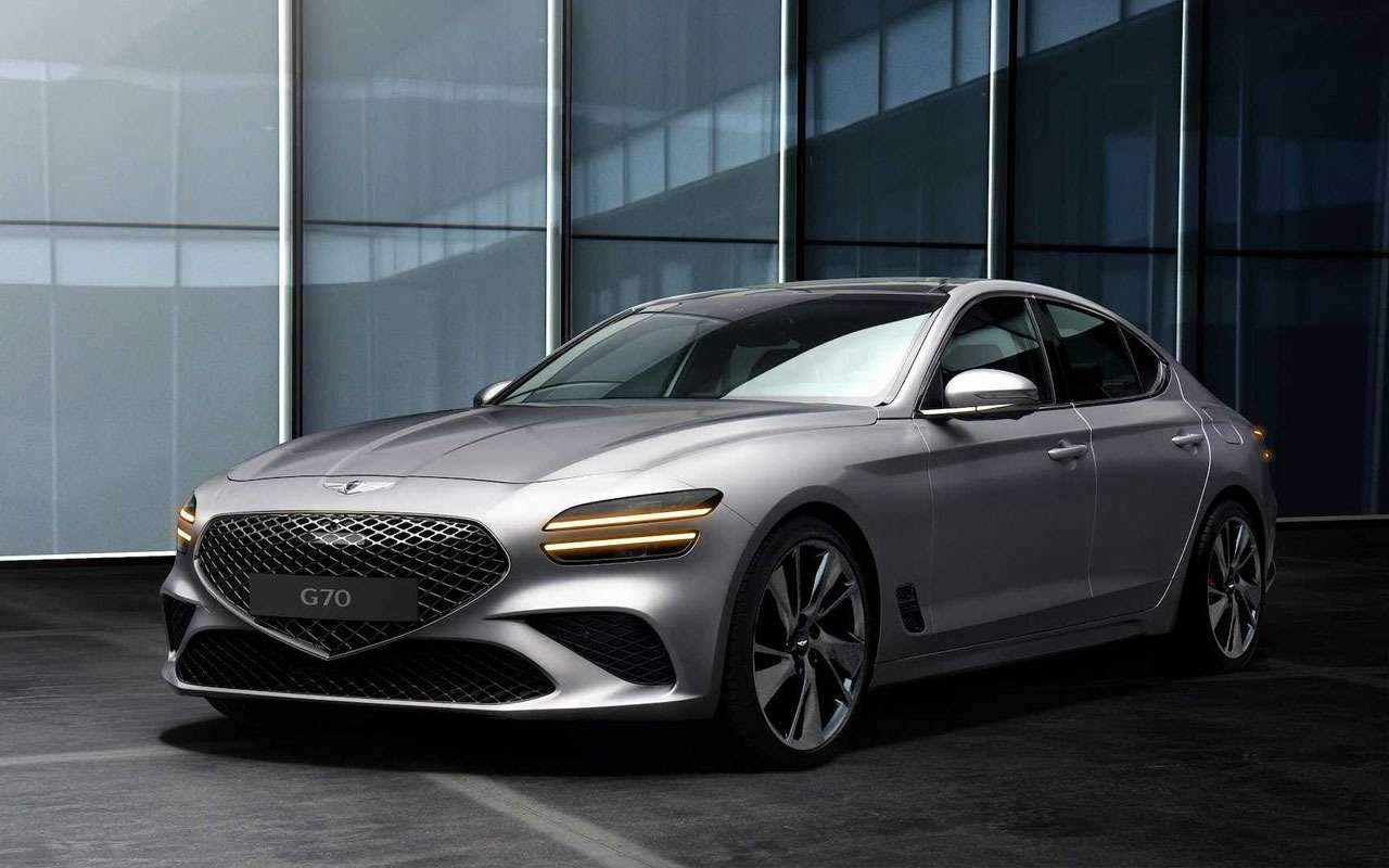 Genesis G70 — первые фото обновленного седана