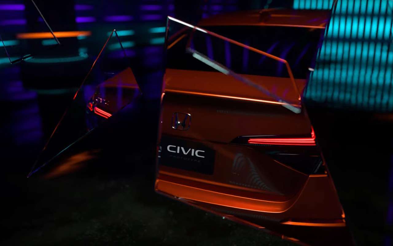 Honda подразнила видеотизером нового Civic