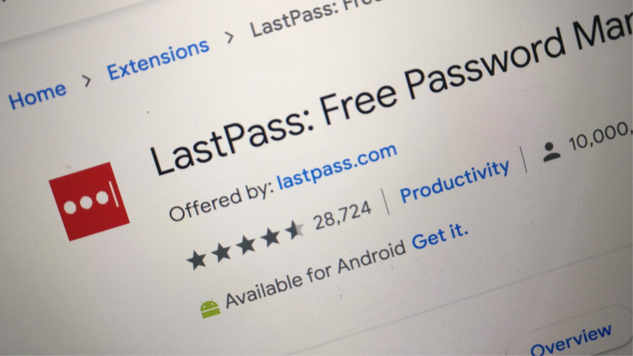 Разработчики LastPass случайно удалили расширение из Chrome Web Store