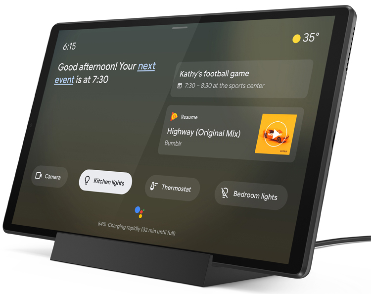 Планшет Lenovo M10+ с помощником Google Assistant вышел в России по цене от 13 490 рублей