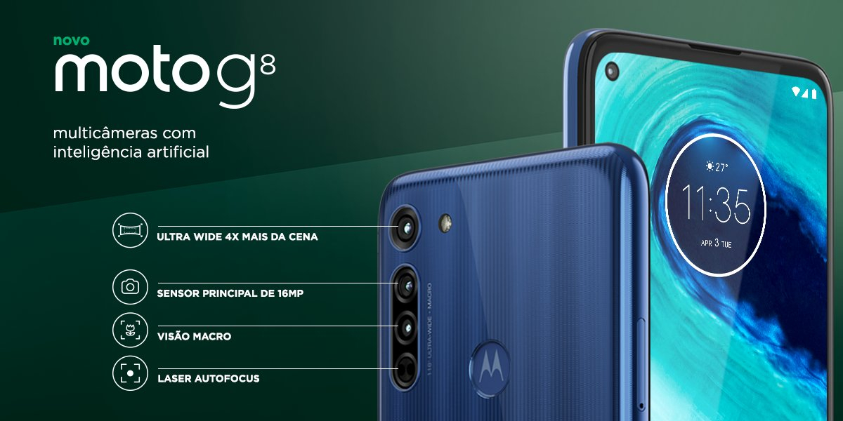 Анонсирован Motorola Moto G8 — недорогой смартфон с тройной камерой