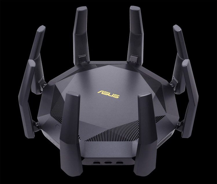 Игровой роутер ASUS RT-AX89X стандарта Wi-Fi 6 наделён двумя портами 10GbE