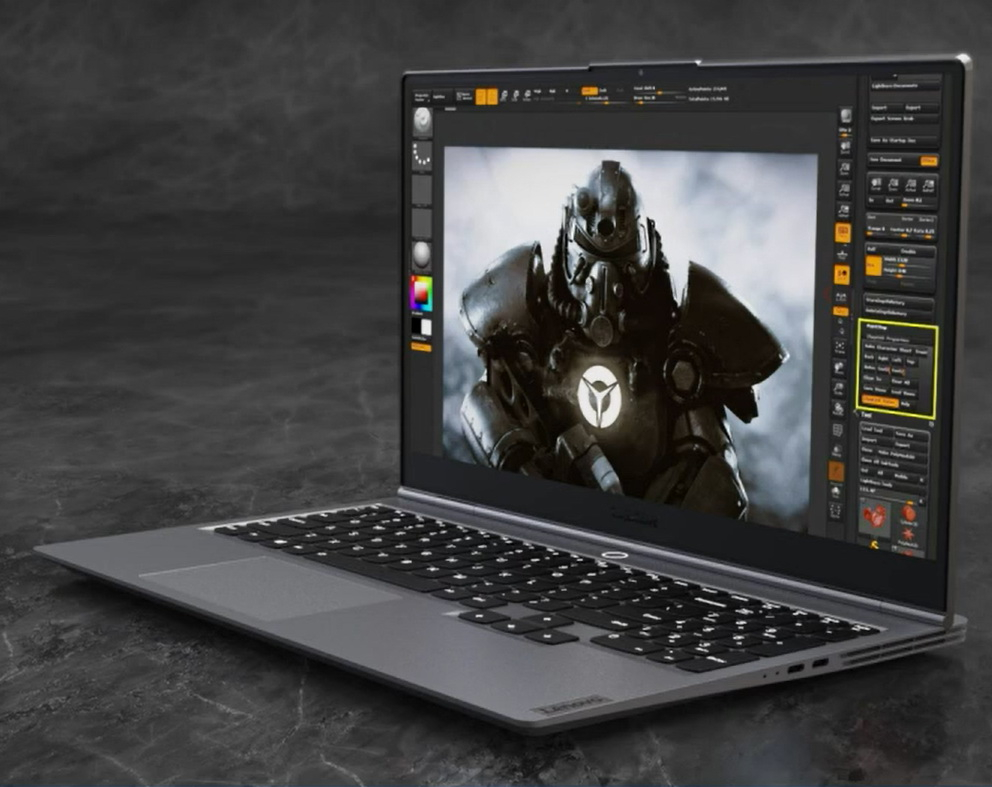 Тонкий игровой ноутбук Lenovo Legion Slim 7 получит мощный процессор Intel Comet Lake-H