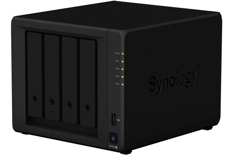 NAS-хранилище Synology DS920+ на базе Intel Celeron выходит на российский рынок