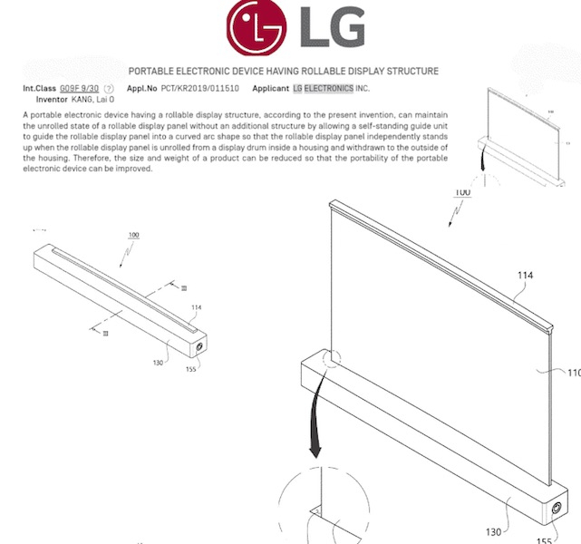 LG запатентовала ноутбук-рулон с 17-дюймовым гибким дисплеем