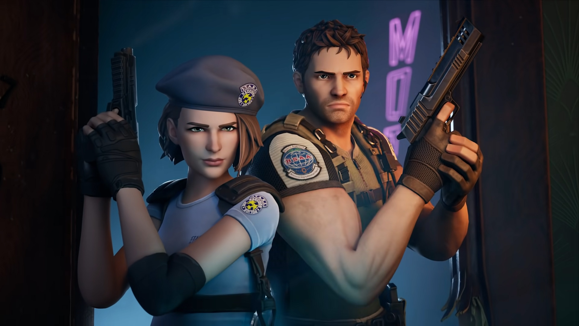 В Fortnite добавили Джилл Валентайн и Криса Редфилда из Resident Evil