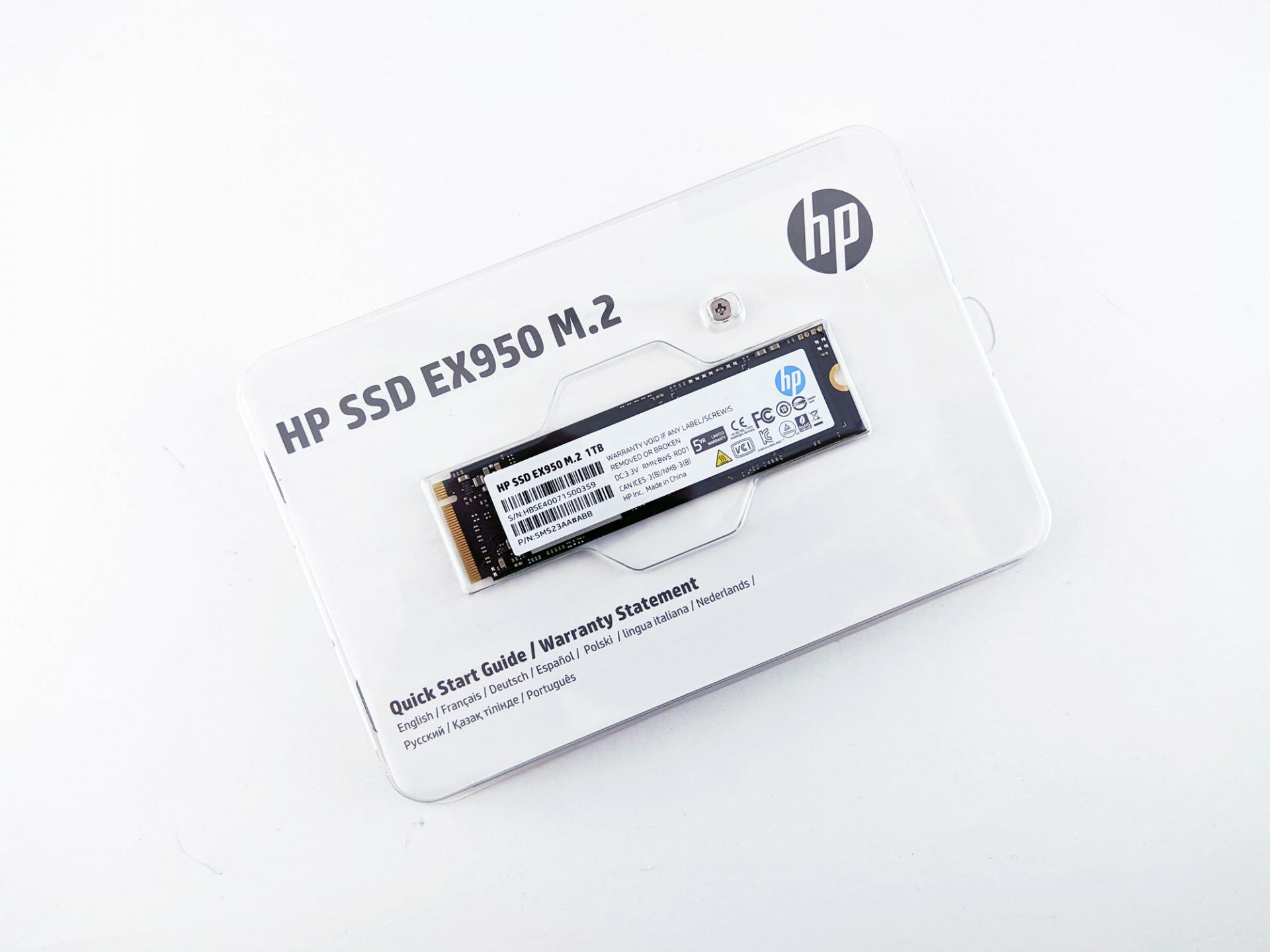 Тест-драйв SSD HP EX950