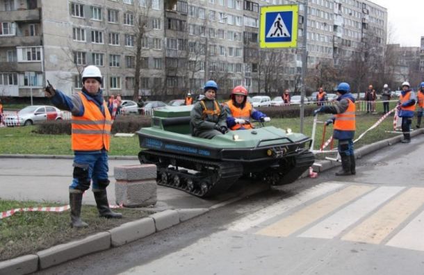 Теплосеть выпустила 'Викинга' на гусеницах