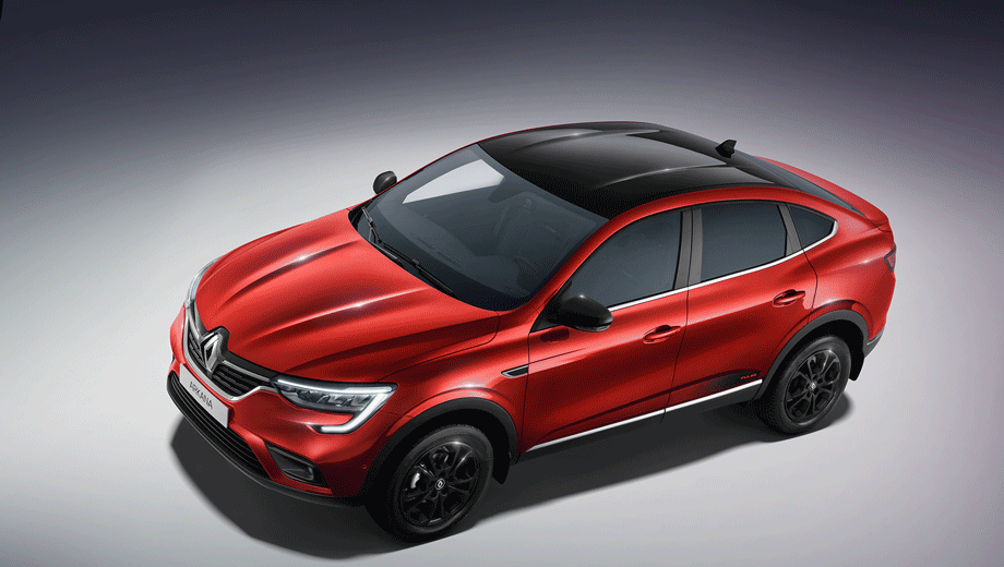 Renault Arkana Pulse отличилась двухцветным окрасом