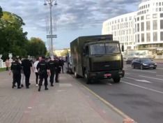 В Минске произошел взрыв около универмага