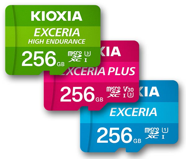 Kioxia обновила линейки карт памяти форматов SD и microSD