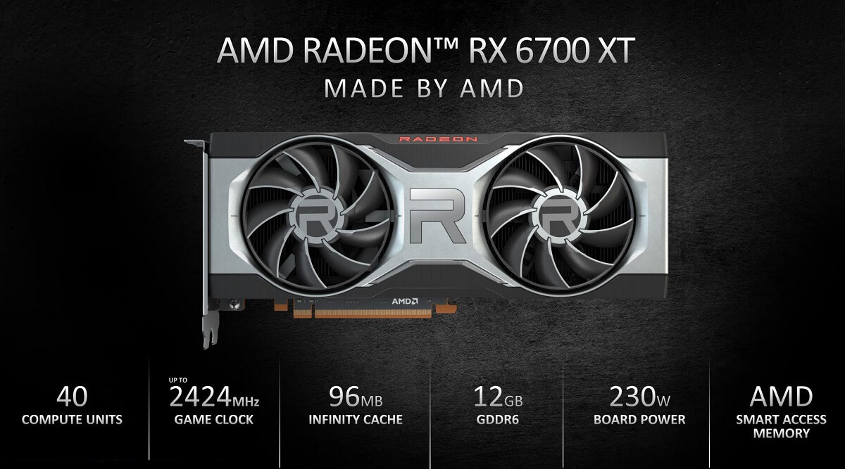 AMD выпустила Radeon RX 6700 XT – видеокарту за $479 для игр в 1440p